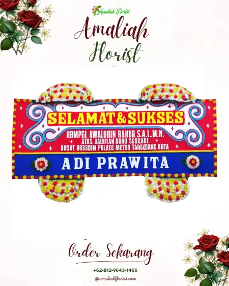 Papan Bunga Ucapan Selamat Wulungsari